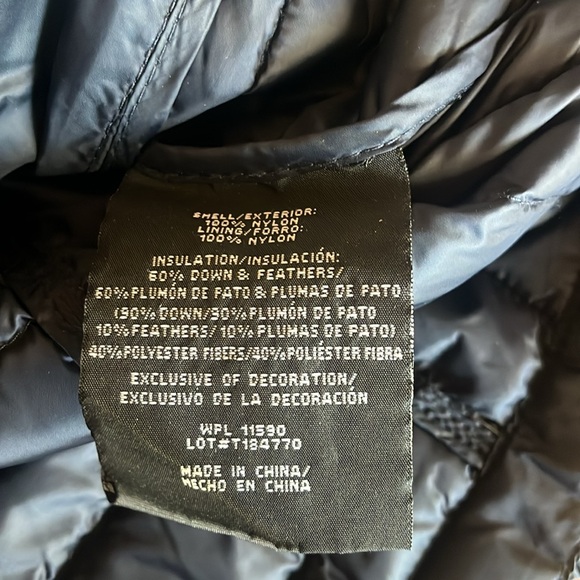 32 Degrees Black Puffer Down Hooded Jacket New With Tag Size XS - Picture 7 of 8